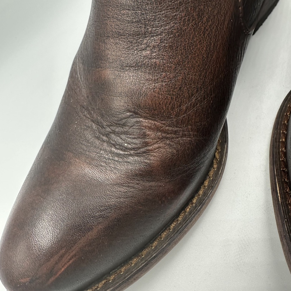 Durango Womens Philly RD0464 6" Shorty Brown Leather Western Boots 9.5M Harness - Picture 6 of 12